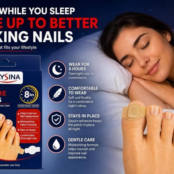 Nail Repair Hydrogel Patches – 21 PCS, Extra Strength Overnight Treatment